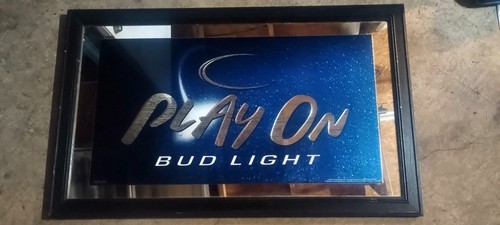 2004 bud light framed mirror - 2004,