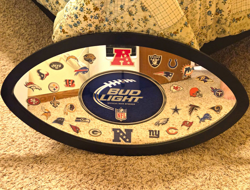 Bud light nfl oval mirror - nfl,